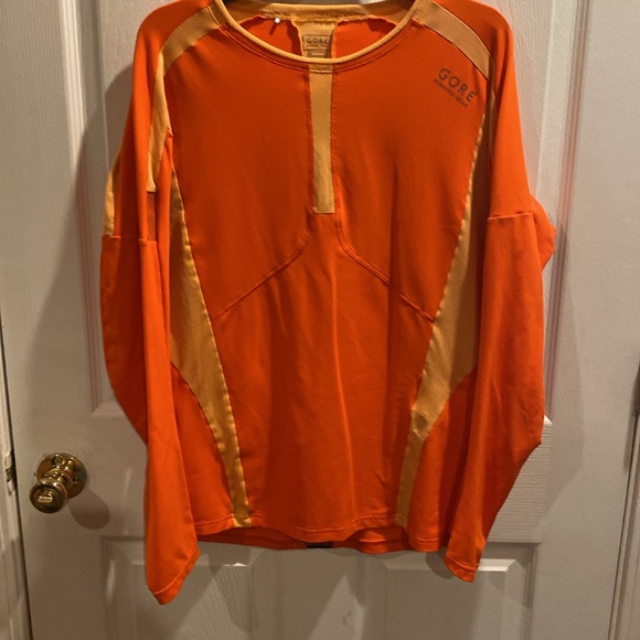 GORE running where size L. Orange long sleeve. - Picture 2 of 6
